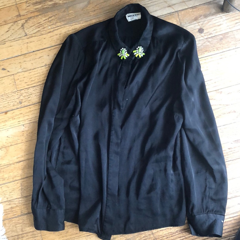 American retro blouse